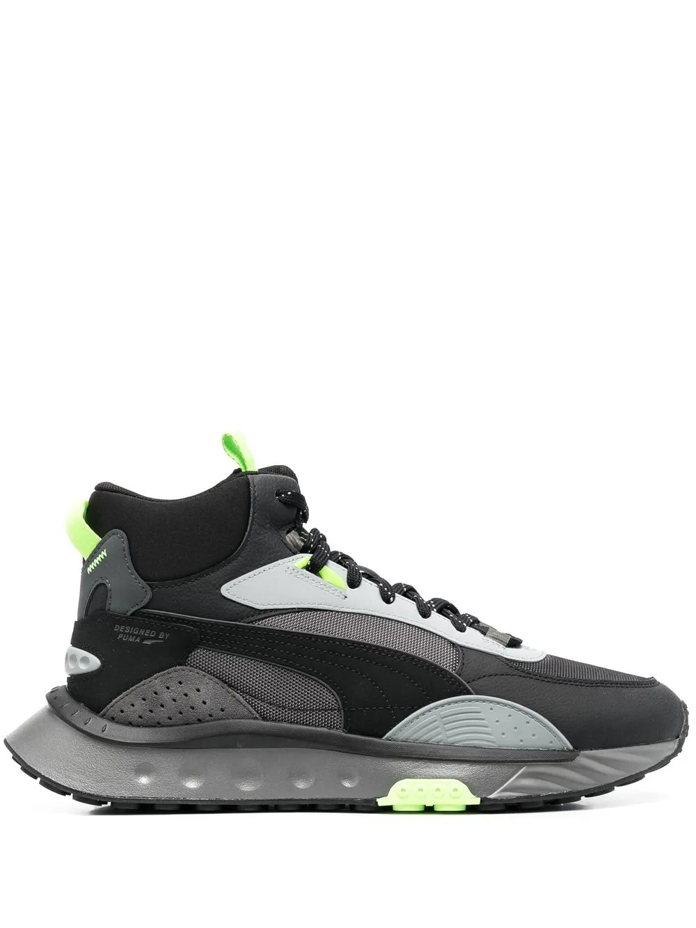 PUMA colour-block panelled-design sneakers | Black | Image 1