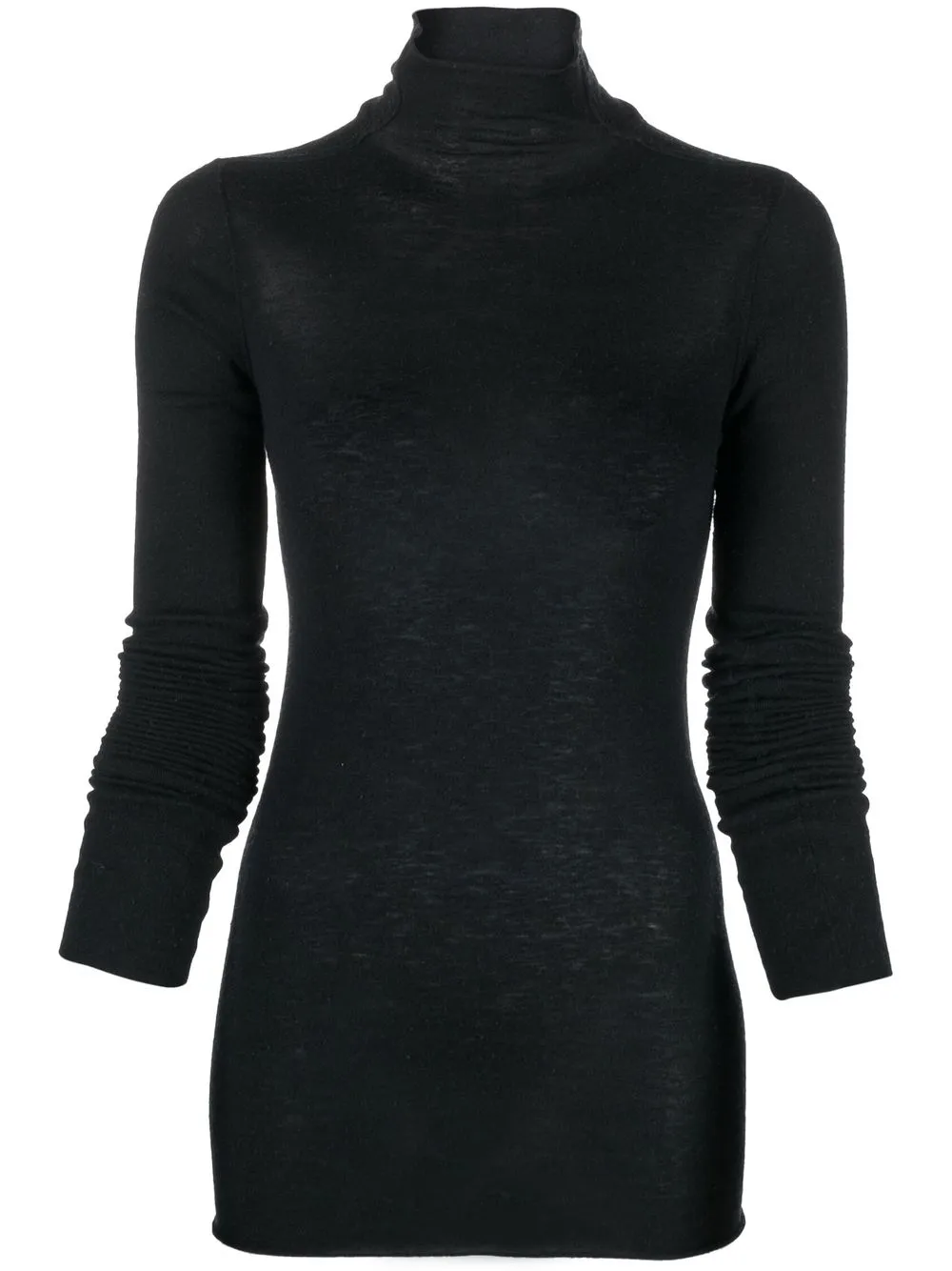 

Rick Owens Lilies Lina mock-neck knitted top - Black