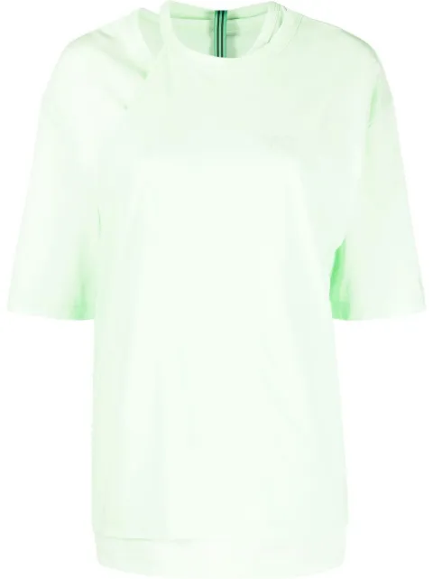 Y-3 layered logo-print T-shirt