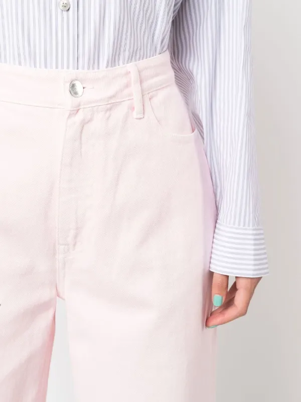 パンツ Raf Simons Bleached Wide Denim Trousers Raf Simons wide-leg Denim Jeans | Pink | FARFETCH ZA