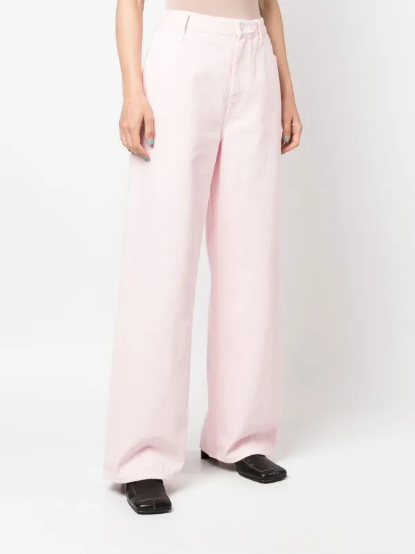 Raf Simons wide-leg Denim Jeans | Pink | FARFETCH ZA