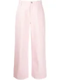 Raf Simons wide-leg denim jeans - Pink