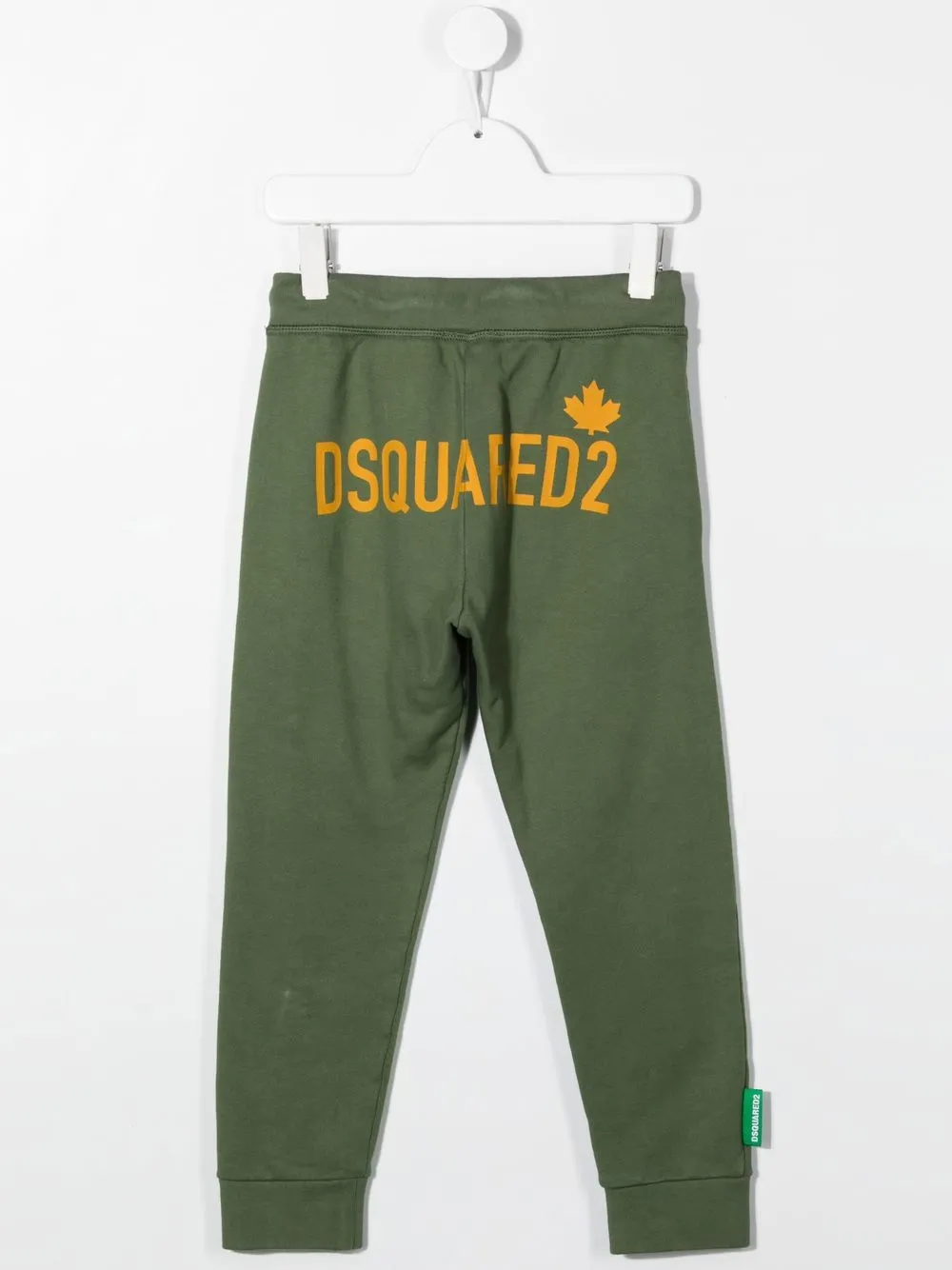 Dsquared2 Kids Trainingsbroek met logoprint - Groen