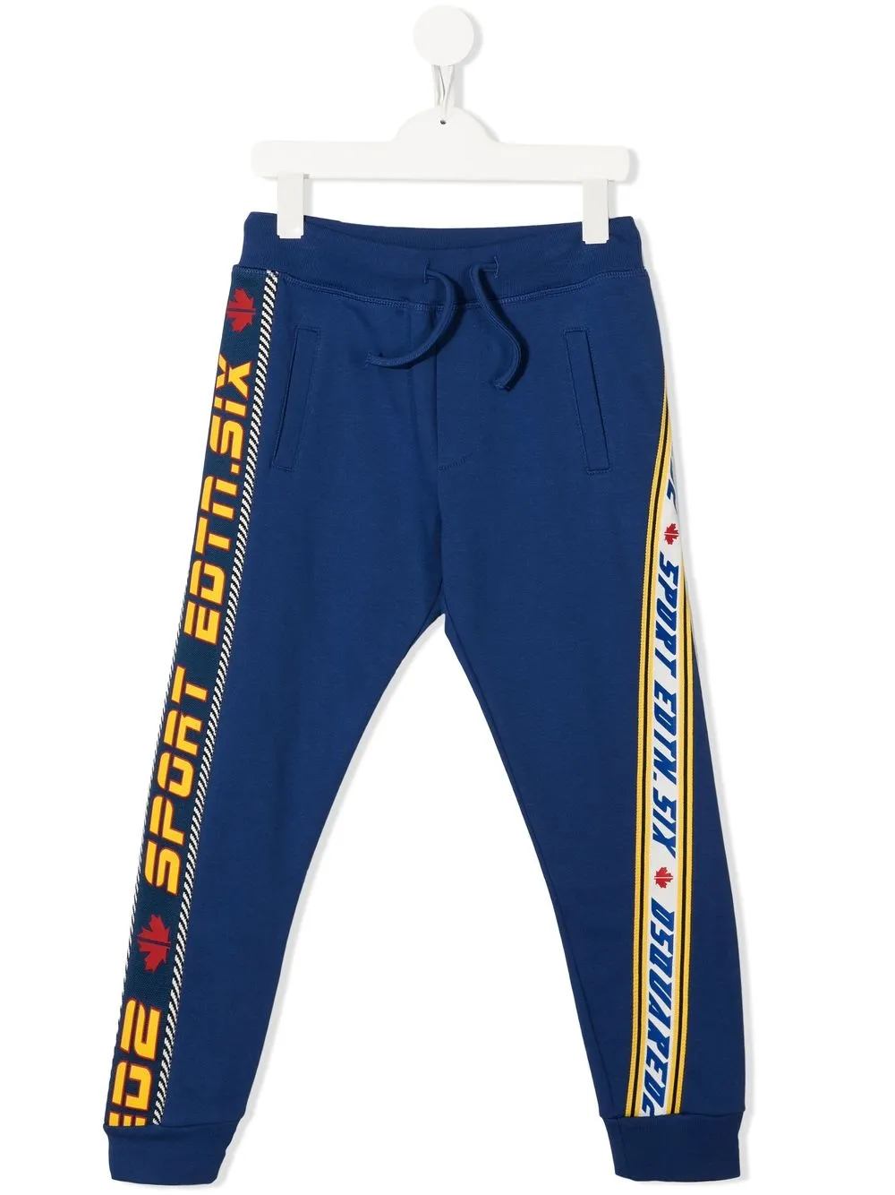 

Dsquared2 Kids pants con franjas del logo - Azul