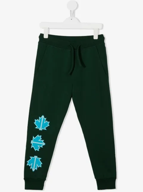 DSQUARED2 KIDS logo-print cotton track pants