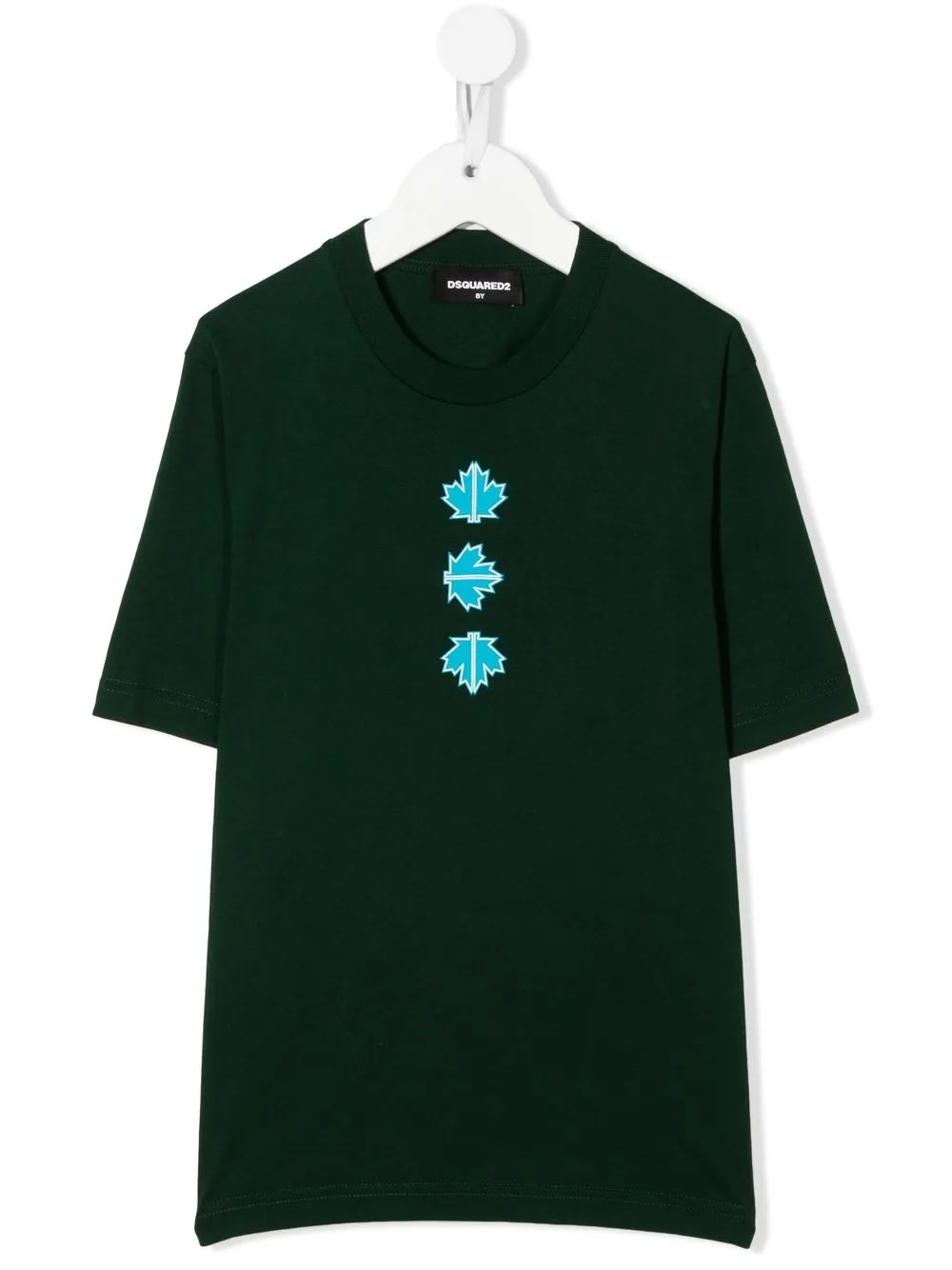 

Dsquared2 Kids maple-leaf cotton T-shirt - Green