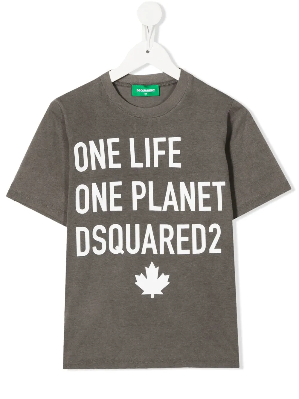 

Dsquared2 Kids playera con eslogan estampado - Gris