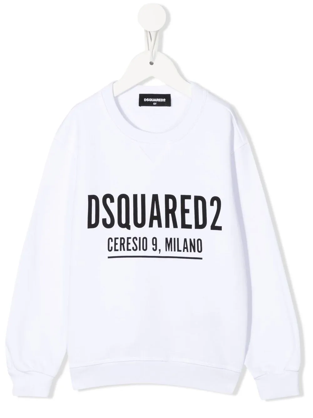 

Dsquared2 Kids sudadera con logo estampado - Blanco