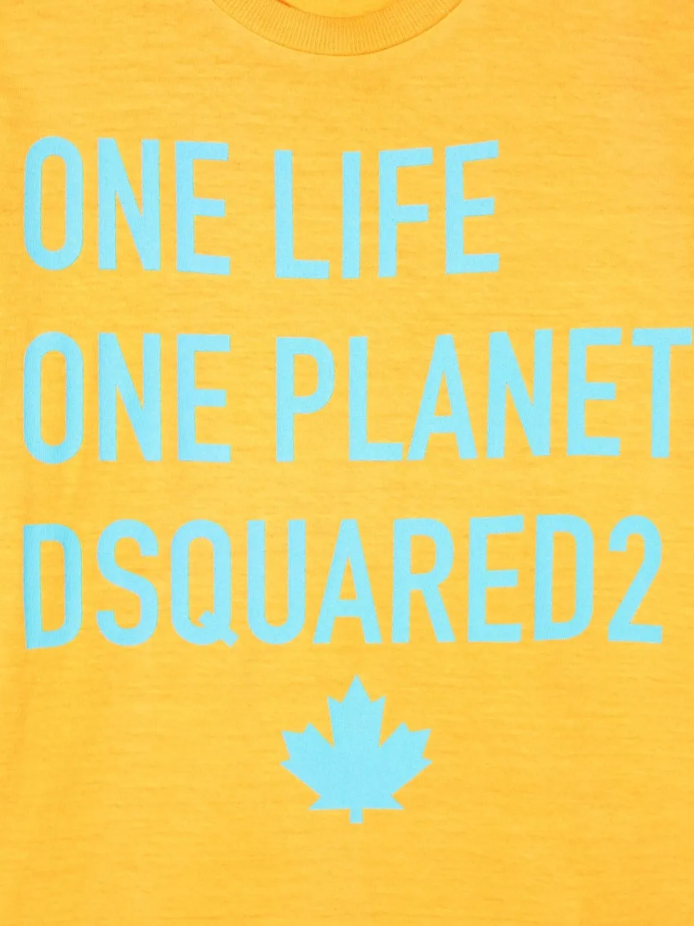  Dsquared2 Kids T Shirt Mit Lockerem Schnitt   Gelb 