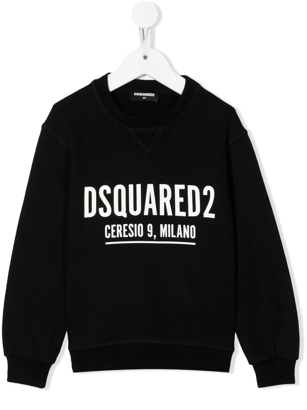 Dsquared2 Kids sudadera con logo estampado - Negro