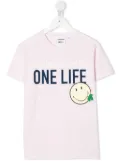 DSQUARED2 KIDS Smiley-print short-sleeve T-shirt - Pink