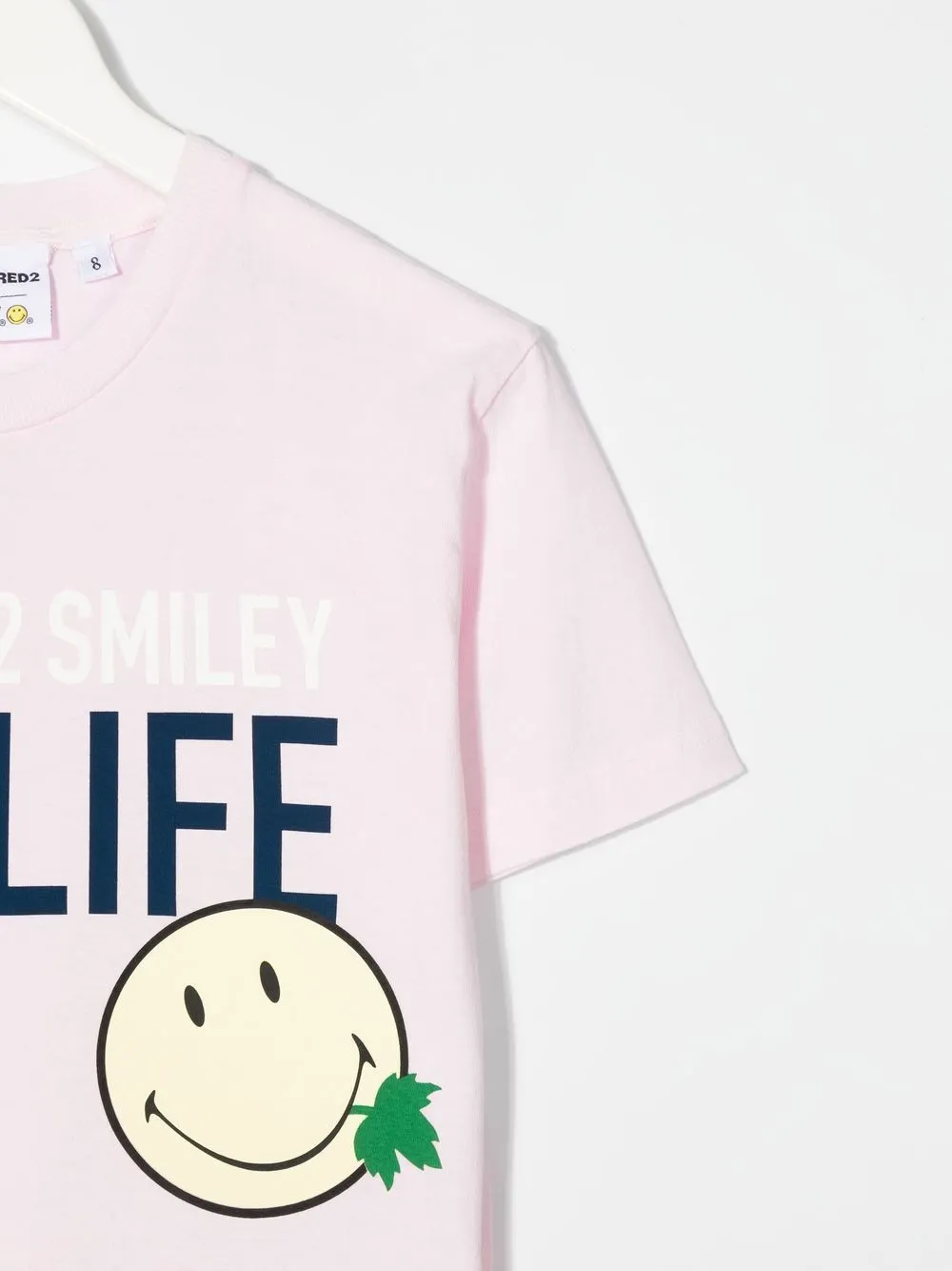 Smiley-Print Short-Sleeve T-Shirt