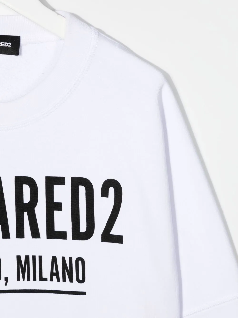  Dsquared2 Kids Sweatshirt Mit Logo Print   Weiß 