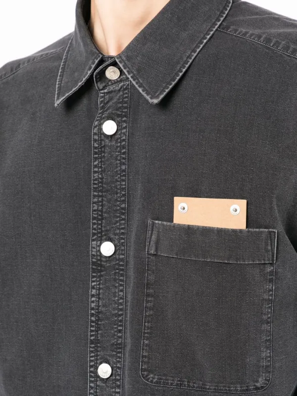 Craig Green circle-print Denim Shirt 