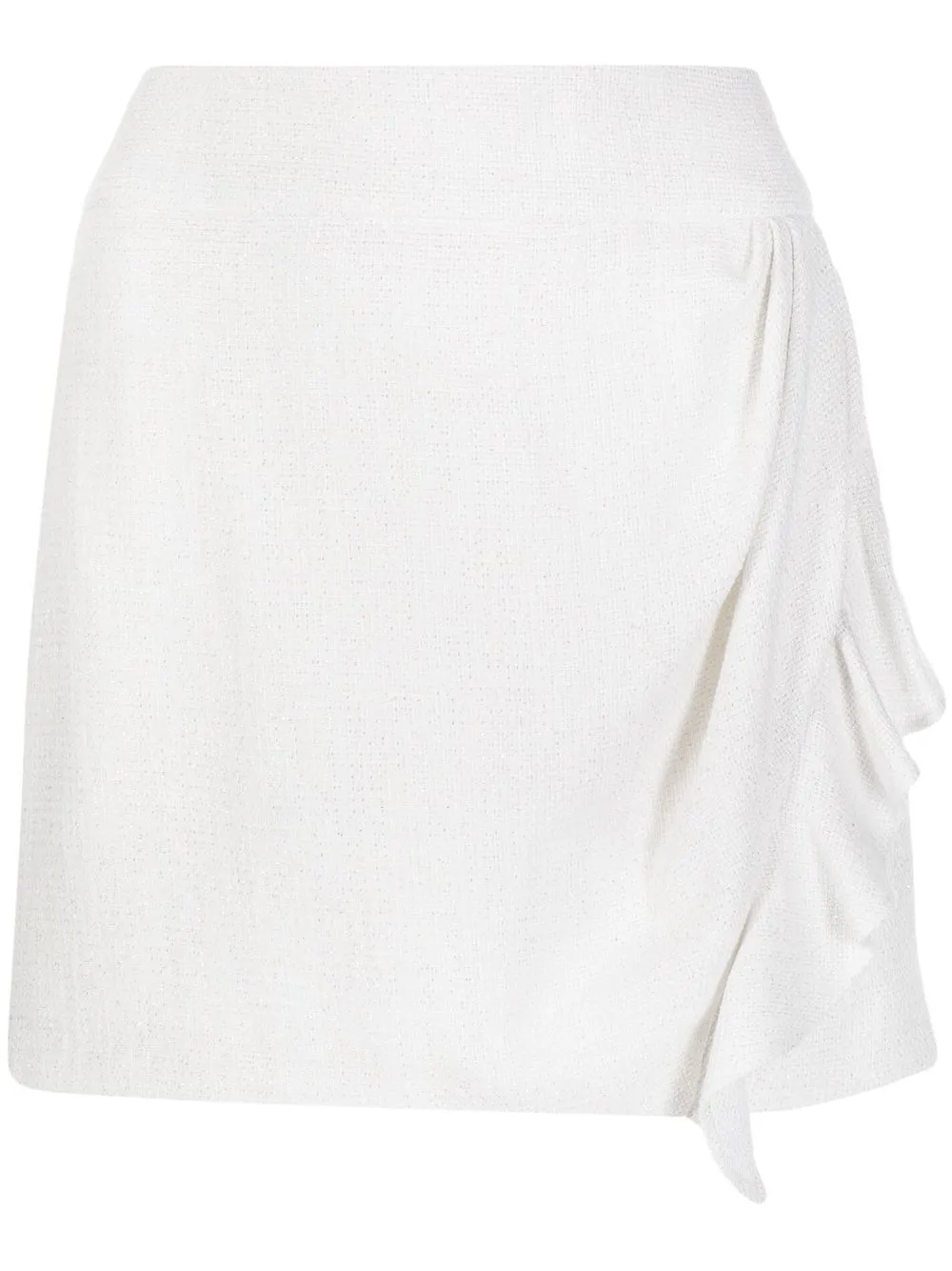 

IRO gathered-detail mini skirt - White