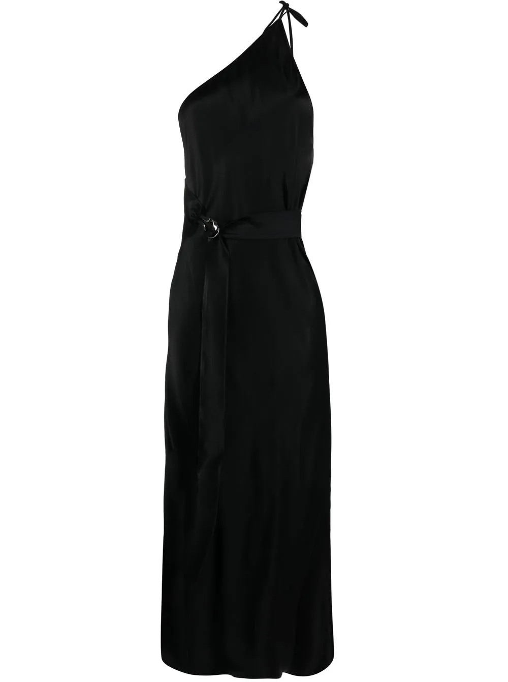 

Materiel vestido con un hombro descubierto - Negro