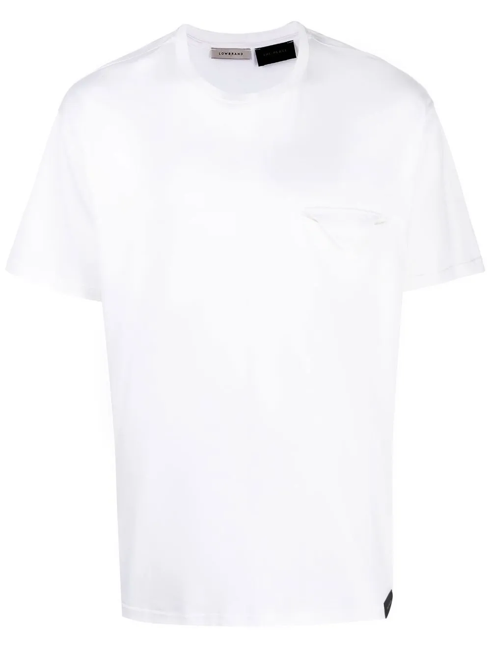 

Low Brand playera con bolsillo tipo sobre - Blanco