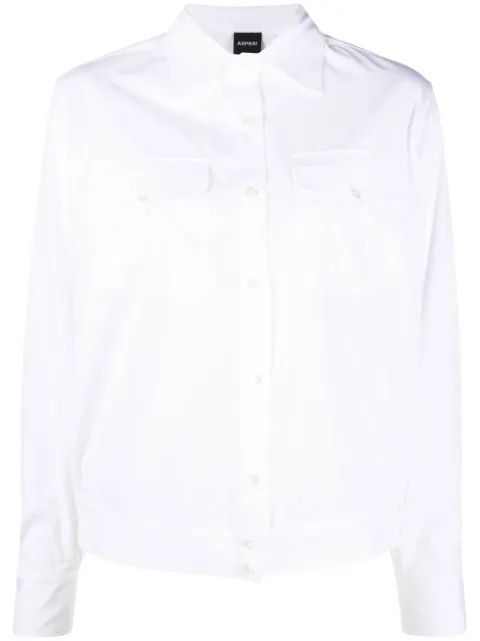 ASPESI long-sleeved cotton shirt