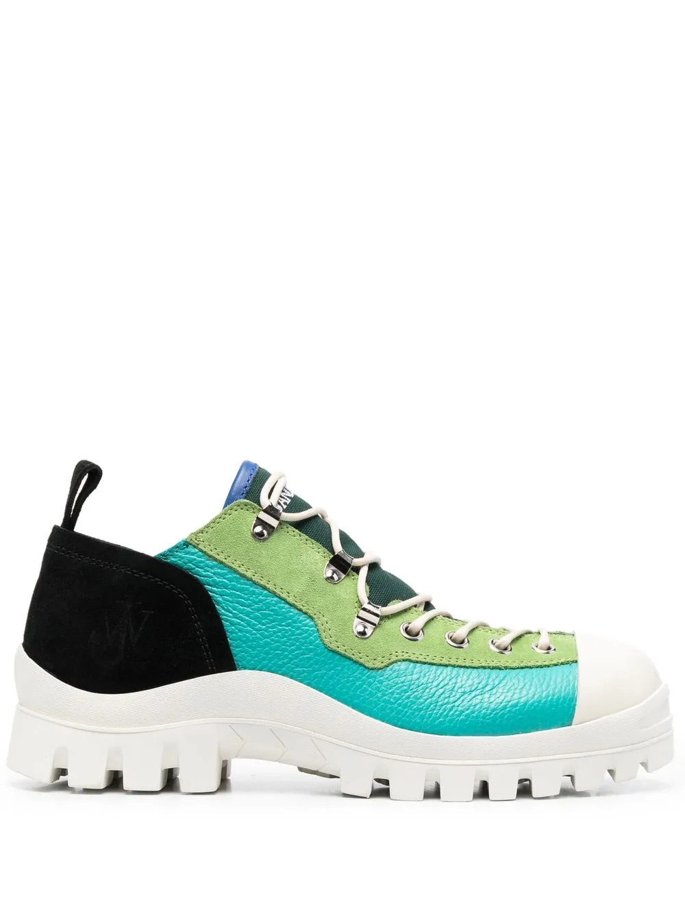 

JW Anderson tenis con diseño color block - Blanco