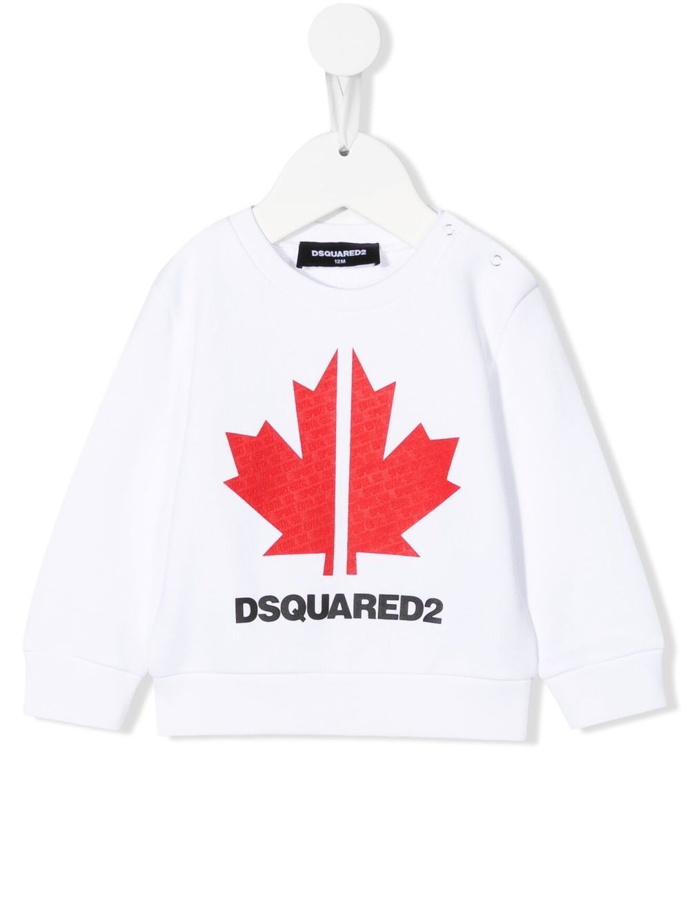 

Dsquared2 Kids sudadera con logo estampado - Blanco