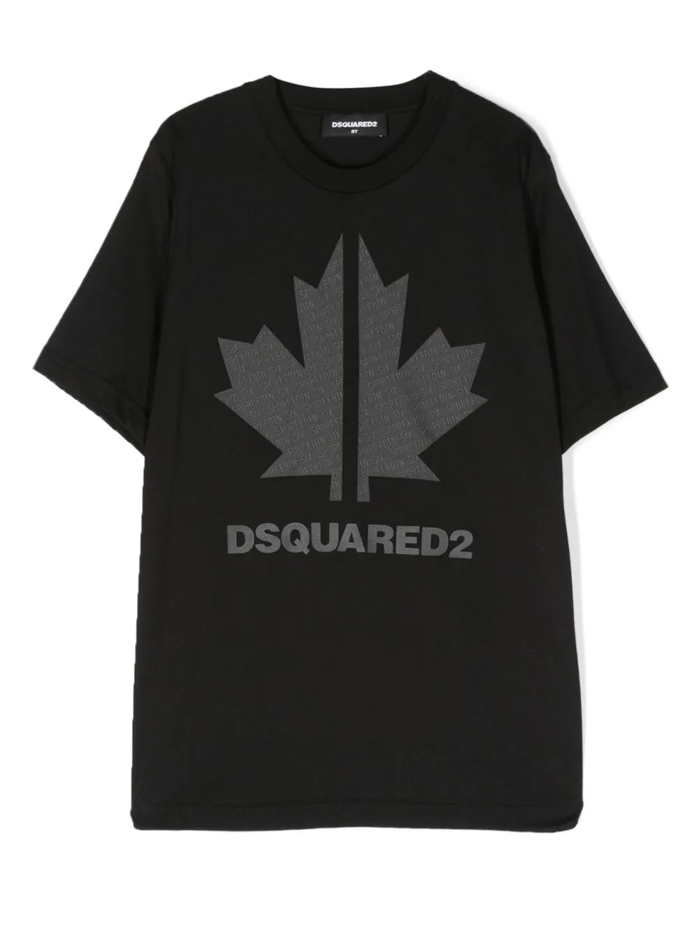 

Dsquared2 Kids playera con logo estampado - Negro
