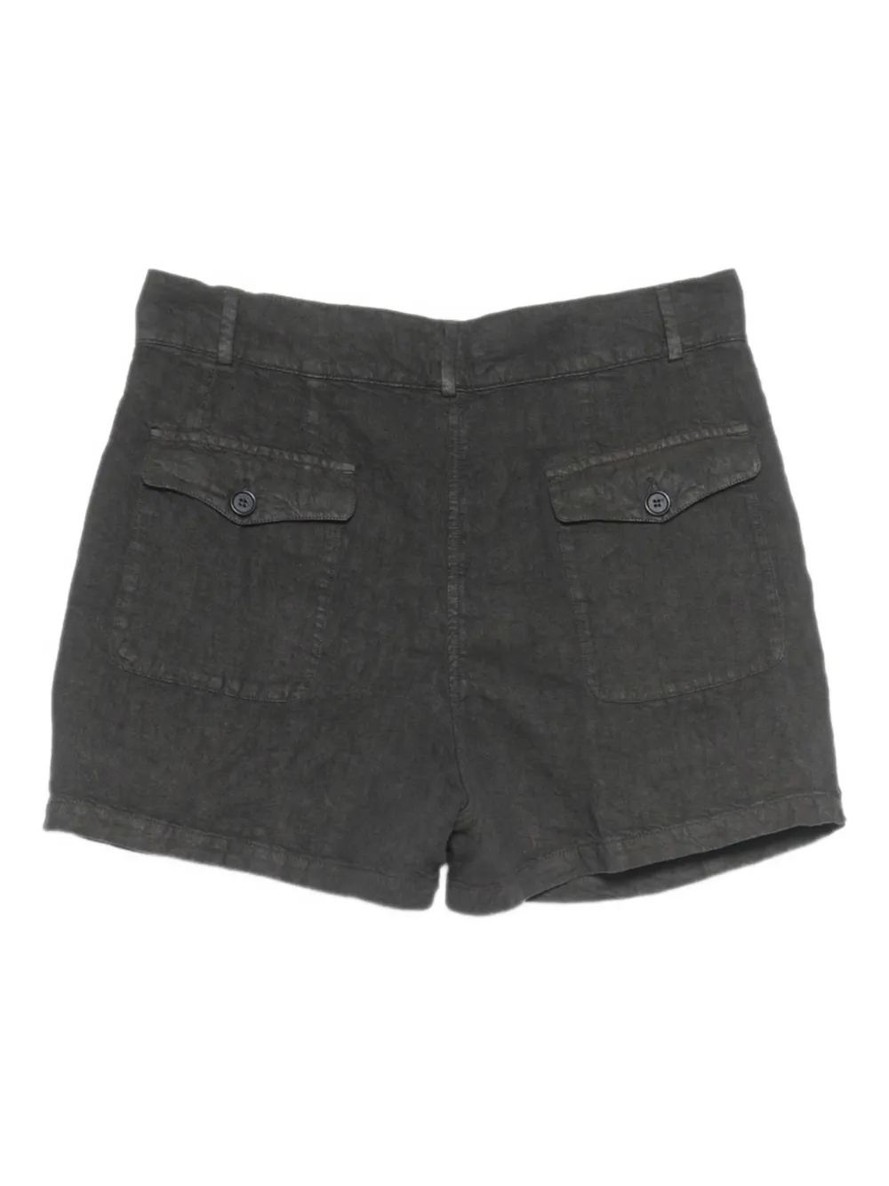 Aspesi Side-pocket Shorts In Gray