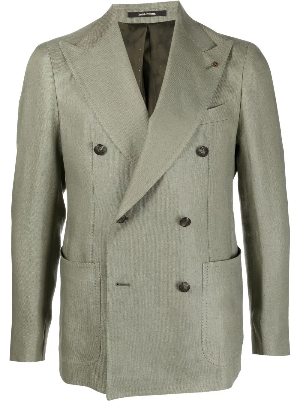 

Tagliatore blazer con doble botonadura - Verde