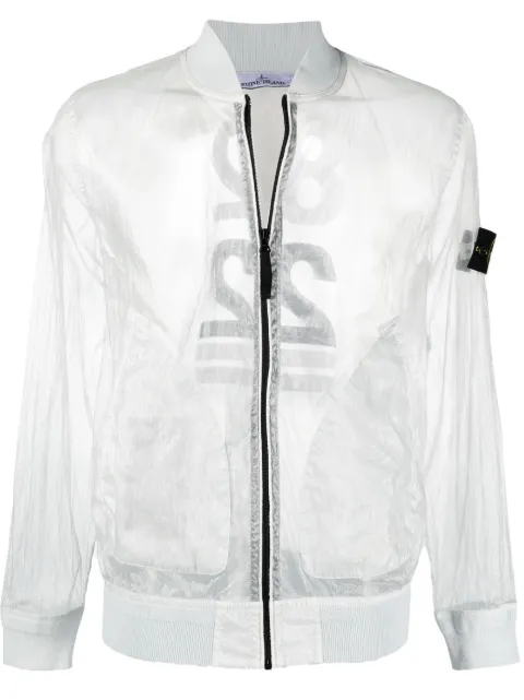 Stone Island lightweight sheer bomber jacket