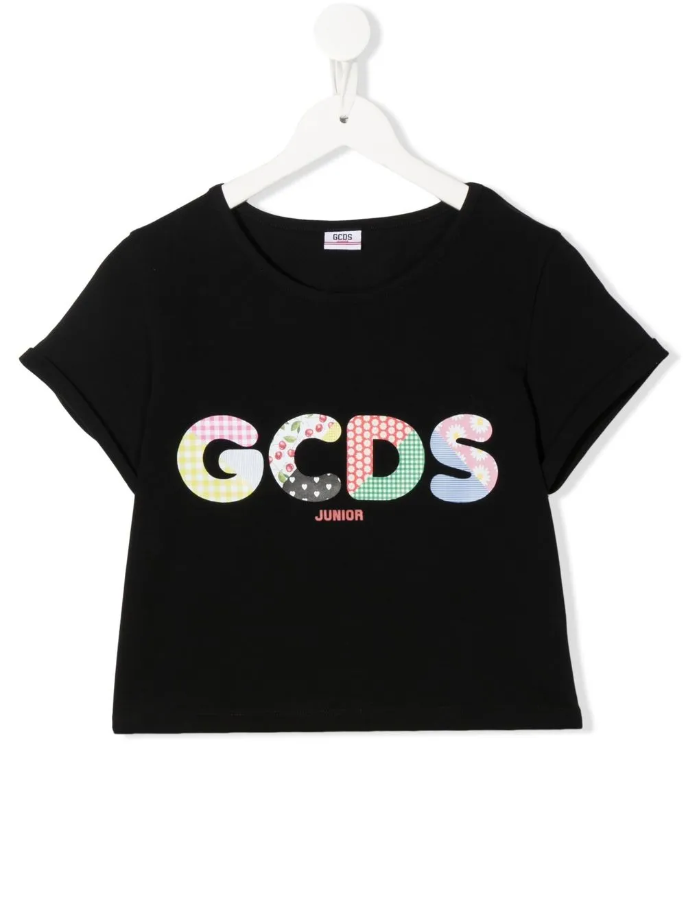 

Gcds Kids playera con logo estampado - Negro