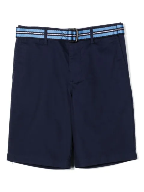 POLO RALPH LAUREN KIDS belted four-pocket Bermuda shorts