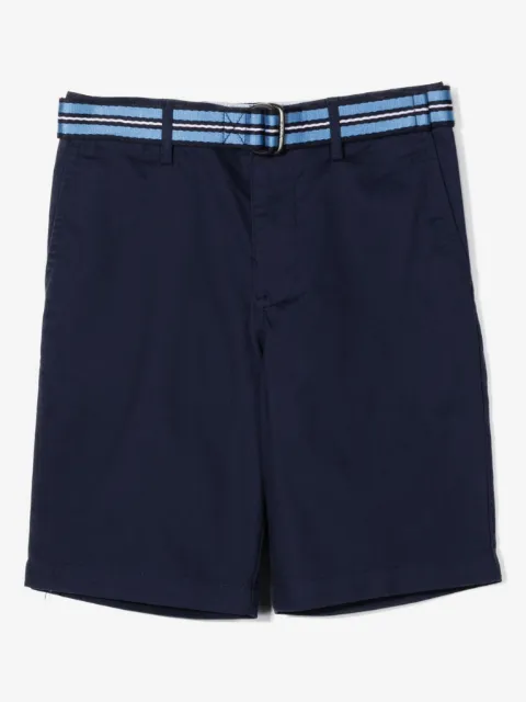 POLO RALPH LAUREN KIDS belted four-pocket Bermuda shorts