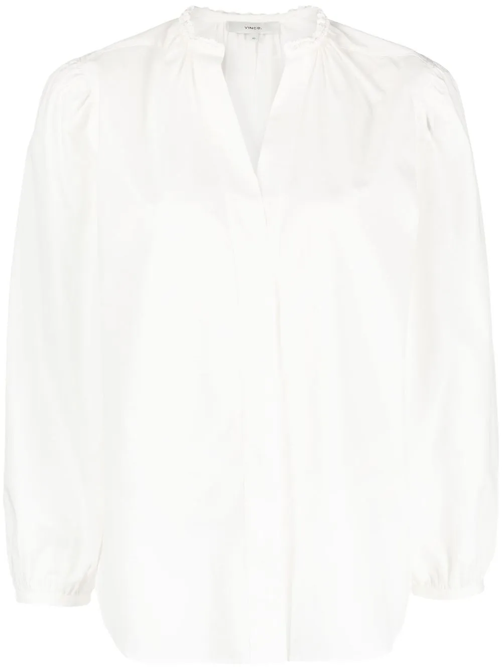 

Vince camisa con mangas farol - Blanco