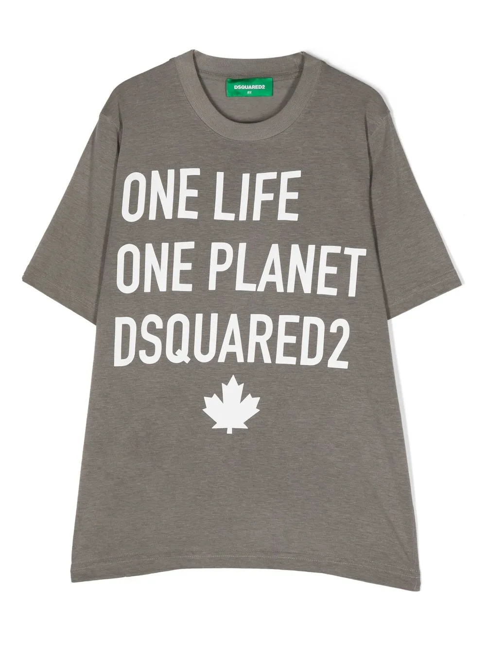 

Dsquared2 Kids playera con logo estampado - Gris