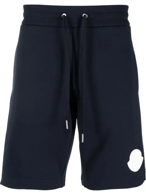 Moncler logo-patch track shorts