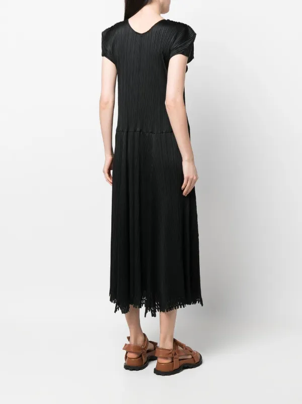 Issey Miyake Pre-Owned 2000s Pleats Please Aラインドレス