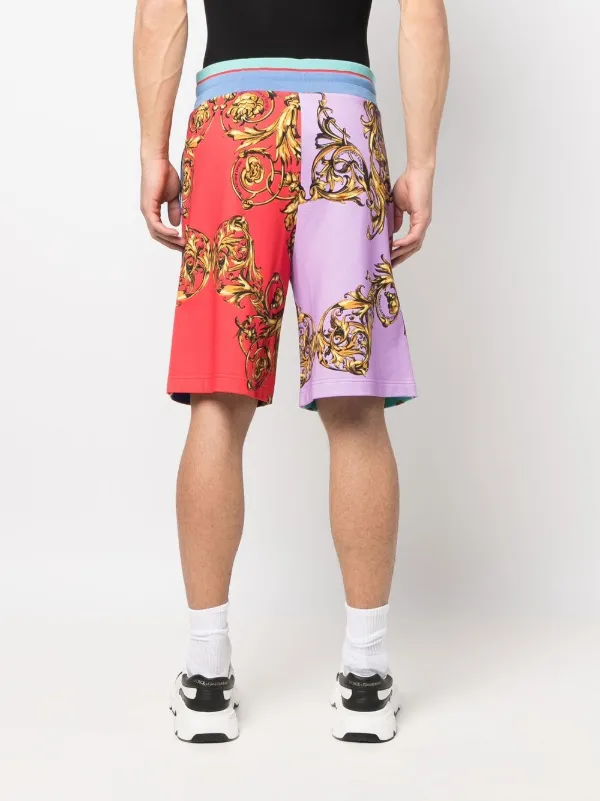 希少 和柄 VERSACE ヴェルサーチ ショートパンツ バロック 柄 XL ...