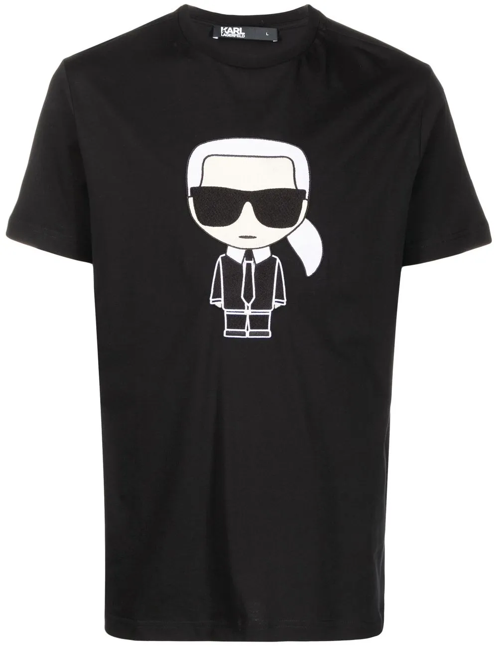 

Karl Lagerfeld Karl-print cotton T-shirt - Black