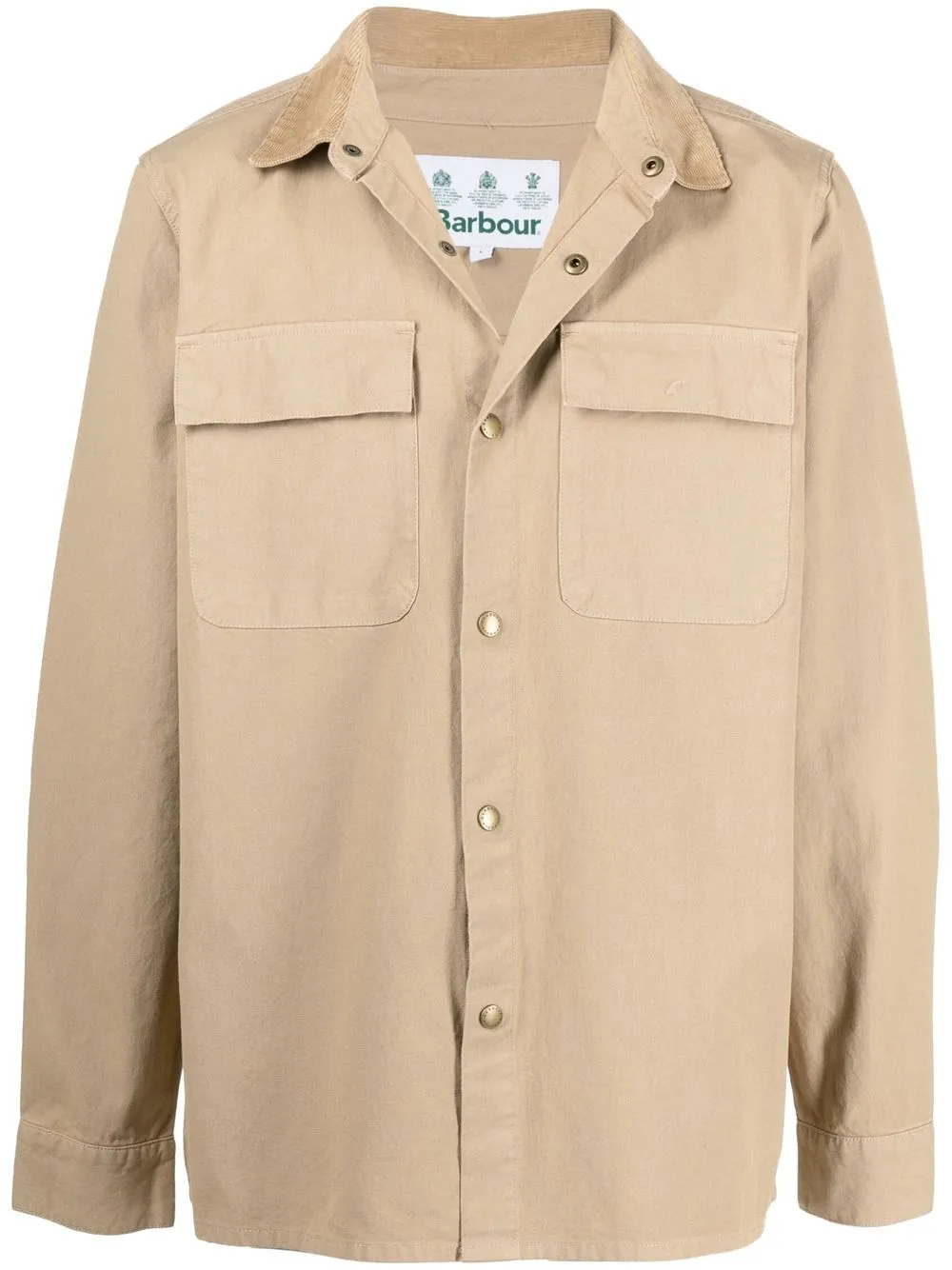 

Barbour Nico single-breasted shacket - Neutrals