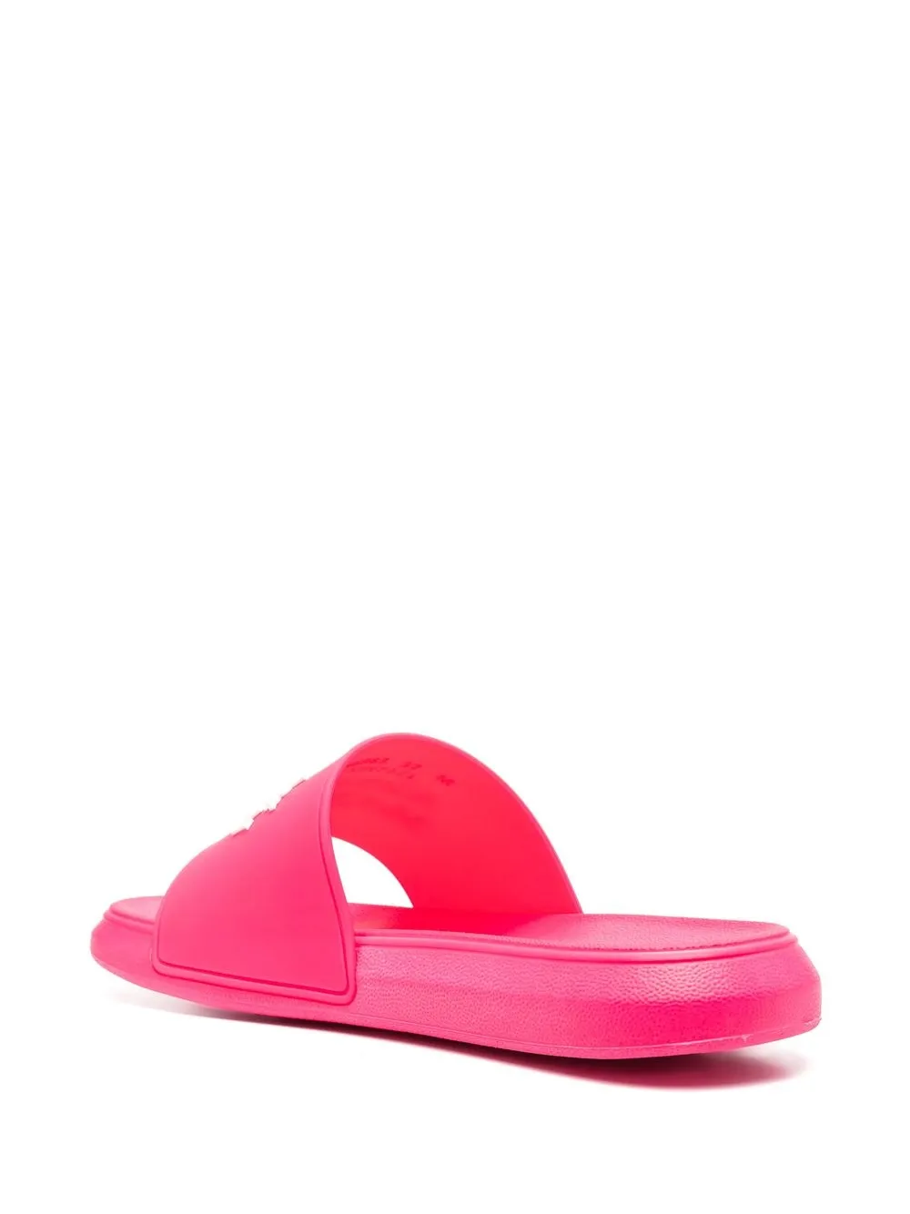  Alexander Mcqueen Pantoletten Mit Logo   Rosa 