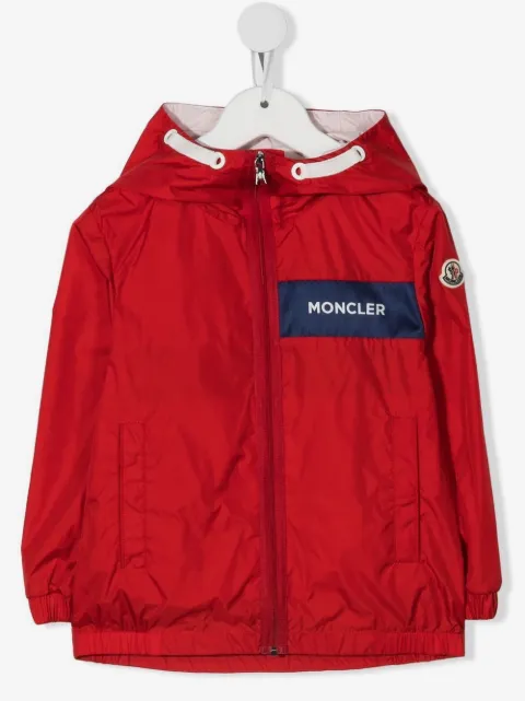 Moncler Enfant Jacke mit Logo-Patch