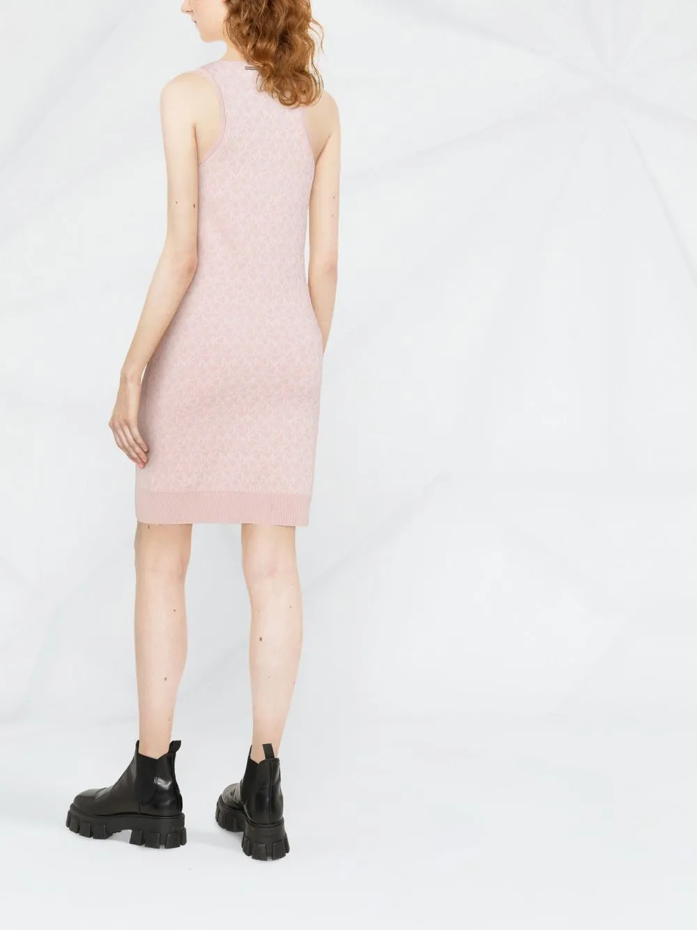 Michael Michael Kors logo-jacquard knitted dress | Smart Closet
