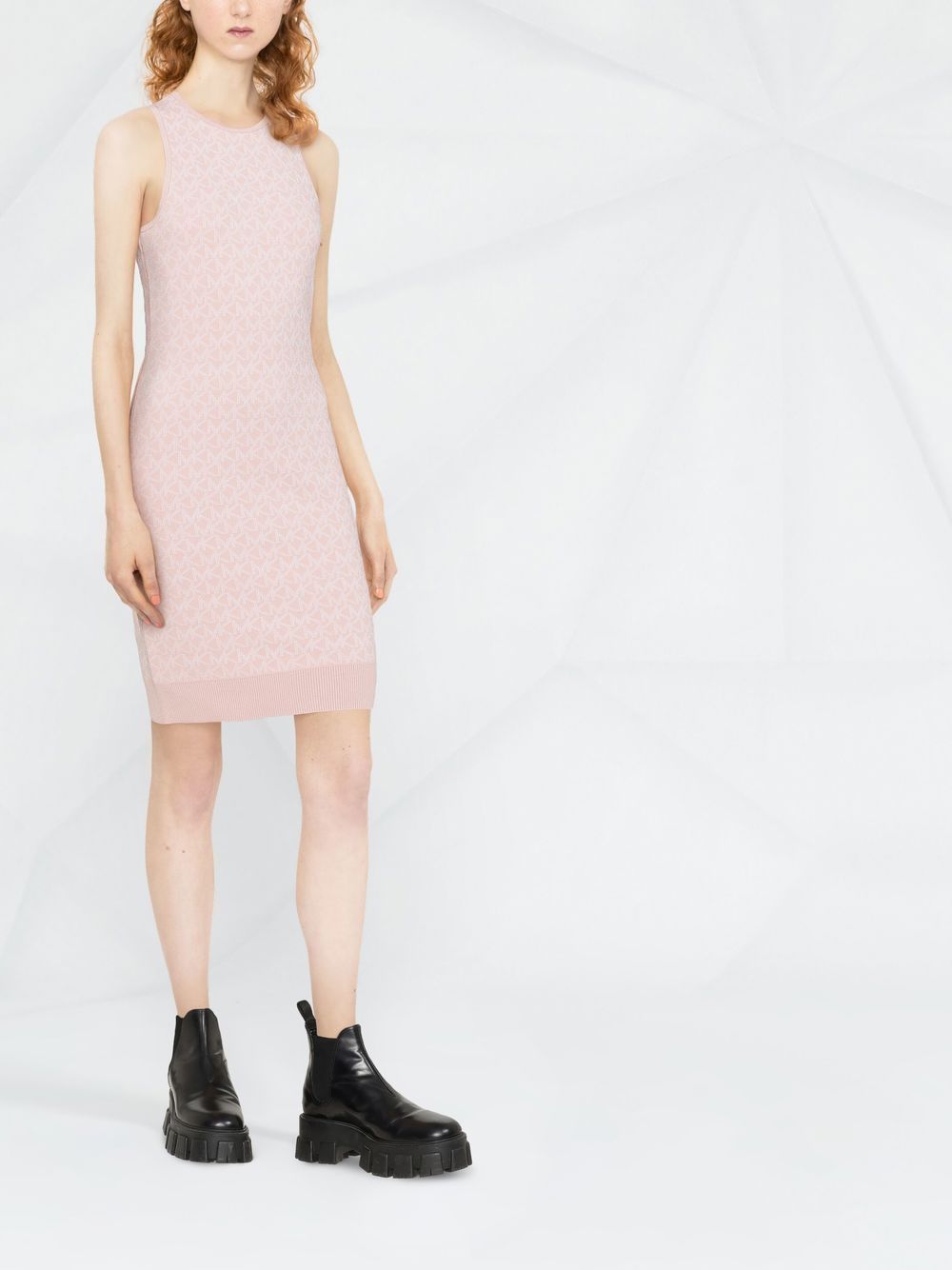 MICHAEL Michael Kors Women's Plus Size Pink Cotton Printed Off-The-Shoulder  Dress – COUTUREPOINT