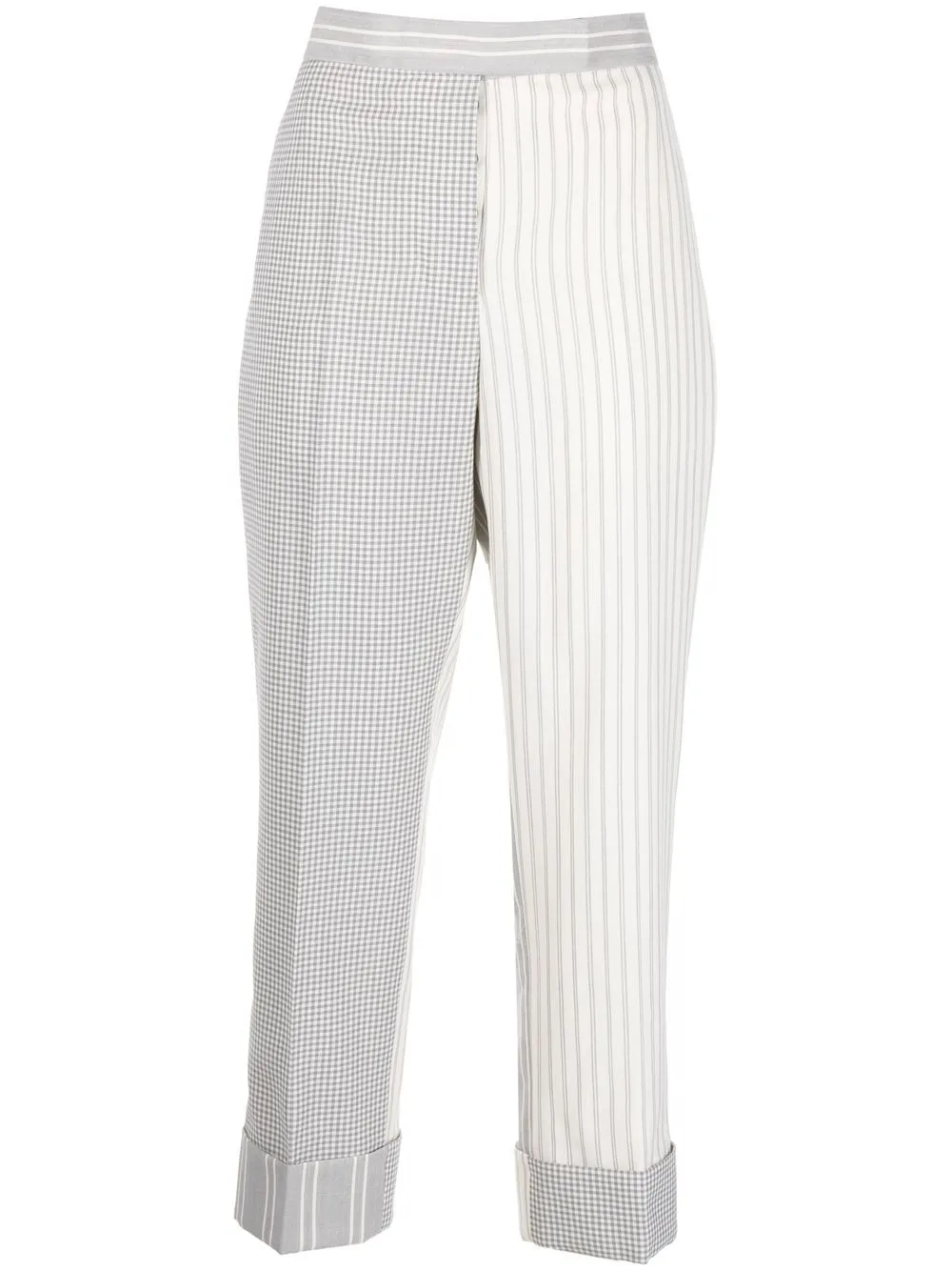 

Thom Browne pantalones de vestir con diseño patchwork - Neutro