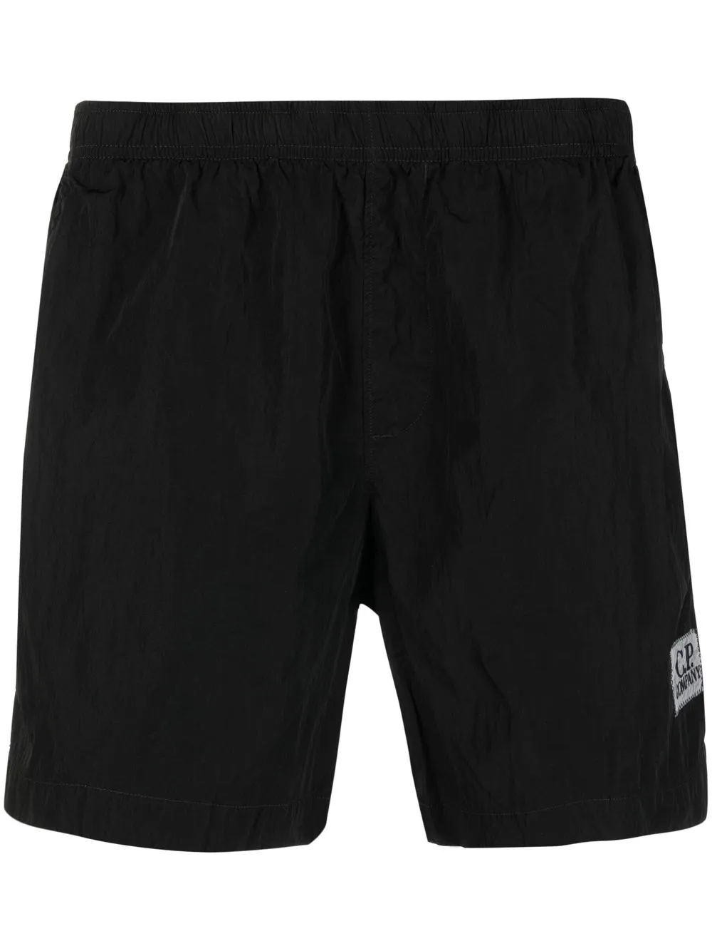 

C.P. Company shorts de playa con parche del logo - Negro