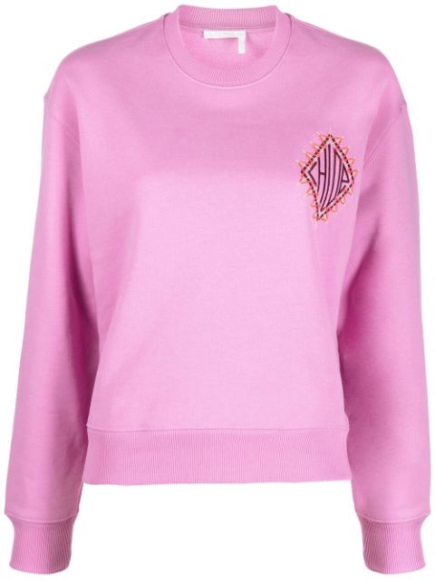 Chloé round neck sweatshirt