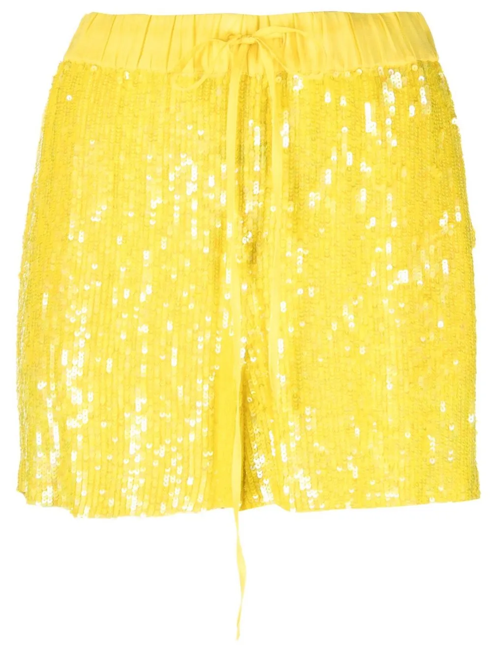 Yellow sequin clearance shorts