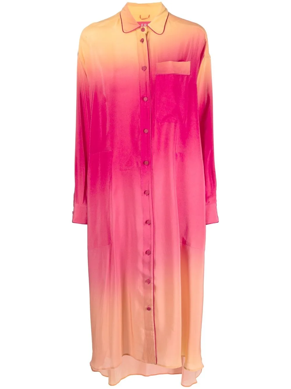 

F.R.S For Restless Sleepers vestido con efecto degradado - Rosado