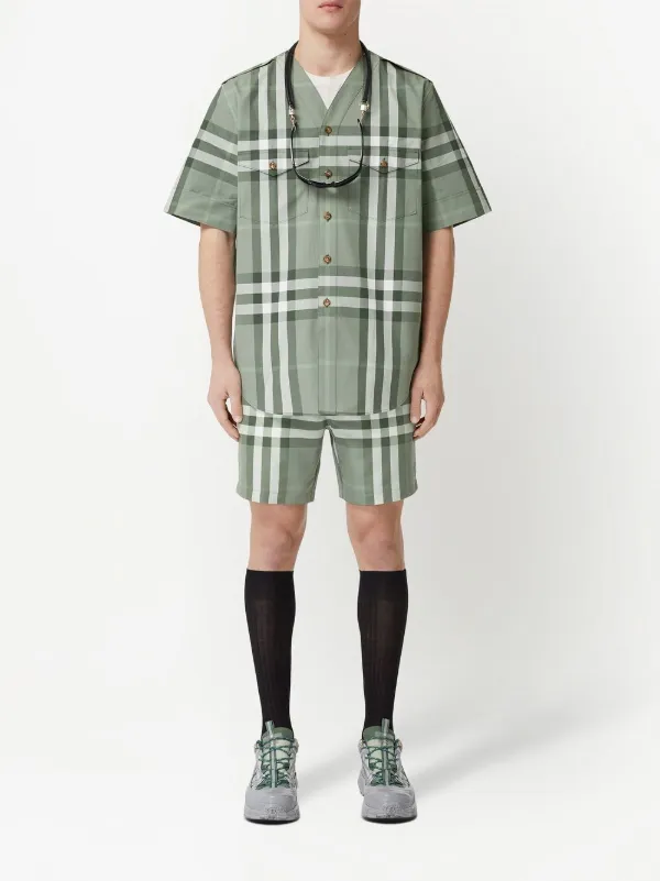 Burberry shorts sales and shirt