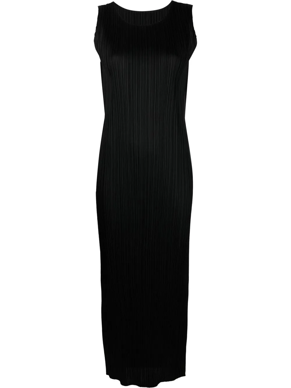 

Pleats Please Issey Miyake micro-pleated midi dress - Black