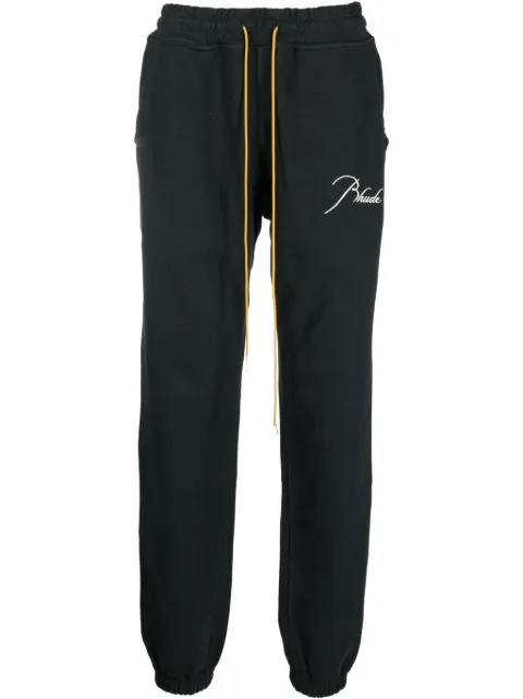 RHUDE logo-embroidered track pants